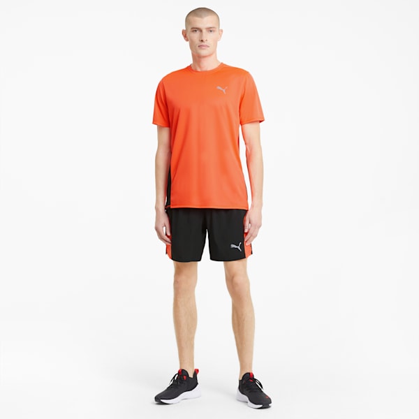 Run Favourite Woven 2-in-1 7" Men's Running Tight Shorts, Puma Black-Lava Blast, extralarge-IND